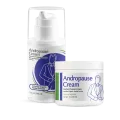 Andropause progesterone cream 2oz jar and 3.3oz pump natural USP progesterone with wild yam for men hormone balance