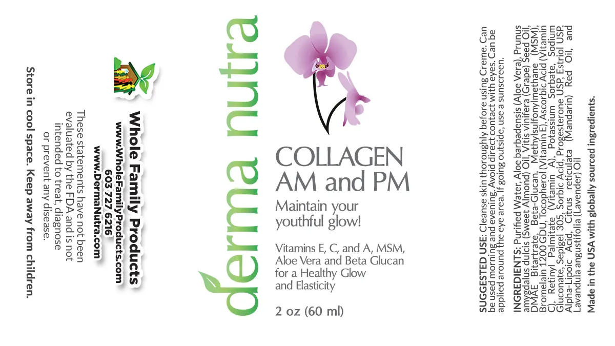 Collagen AM/PM Firming Face Cream 3 Collagen AM PM firming face cream for skin firmness, elasticity, hydration, and a smoother youthful-looking complexion