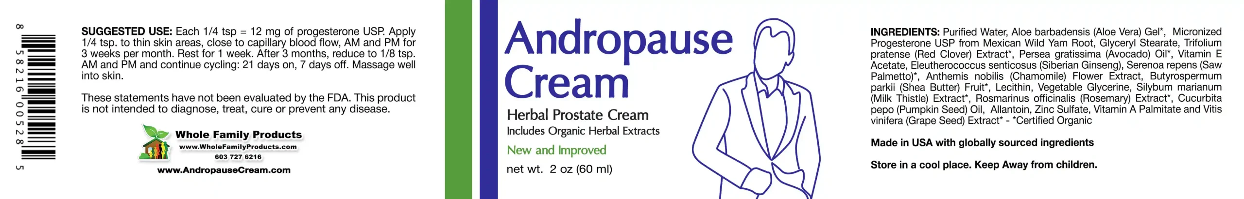 Andropause Prostate Cream 4 Andropause prostate cream natural progesterone cream for men hormone balance and prostate support label