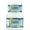 Arginine Circulation Cream in 2oz and 4oz jars showing size comparison with L-arginine topical formula