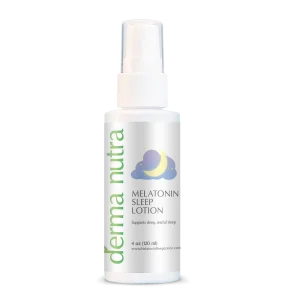 Derma Nutra Wellness 8 DermaNutra Melatonin Sleep Lotion 4oz Pump Supports Deep, Restful Sleep