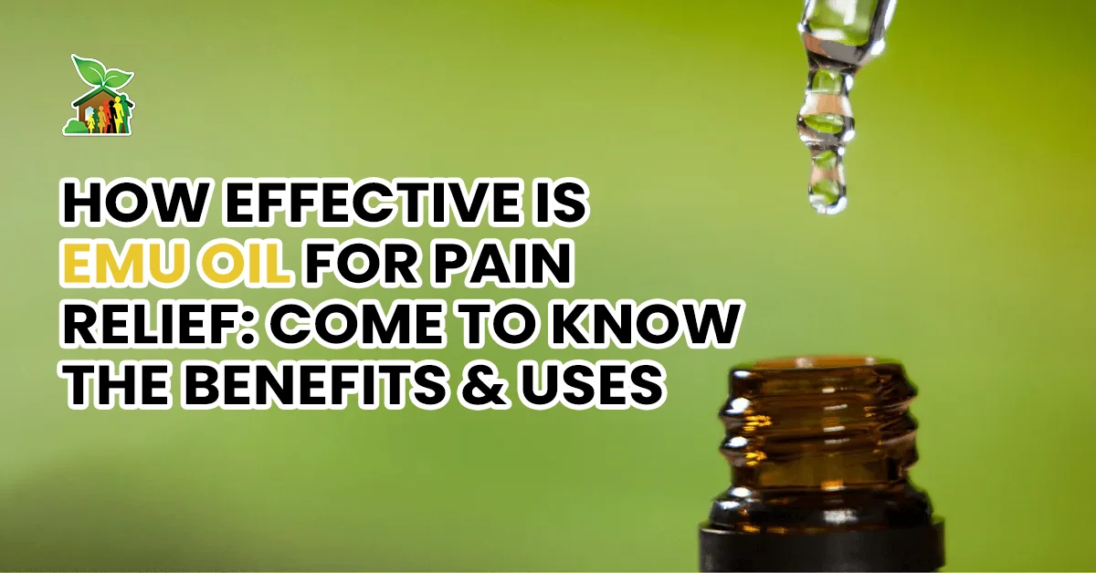 How Effective is Emu Oil for Pain Relief: Come To Know The Benefits & Uses