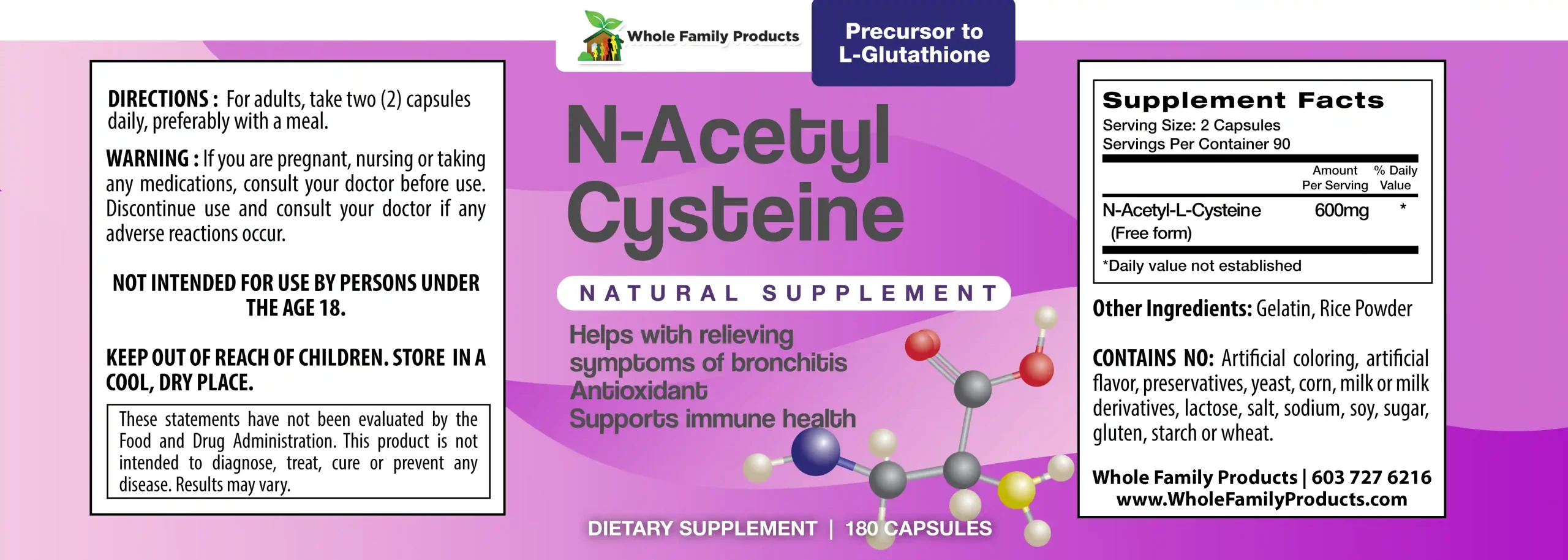 N-Acetyl Cysteine 2 N-Acetyl Cysteine NAC supplement capsules for antioxidant support glutathione production and cellular health wellness