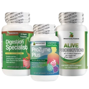 Prozyme Plus 60ct , Alive Probiotics and Digestion Specialist - Combine Products