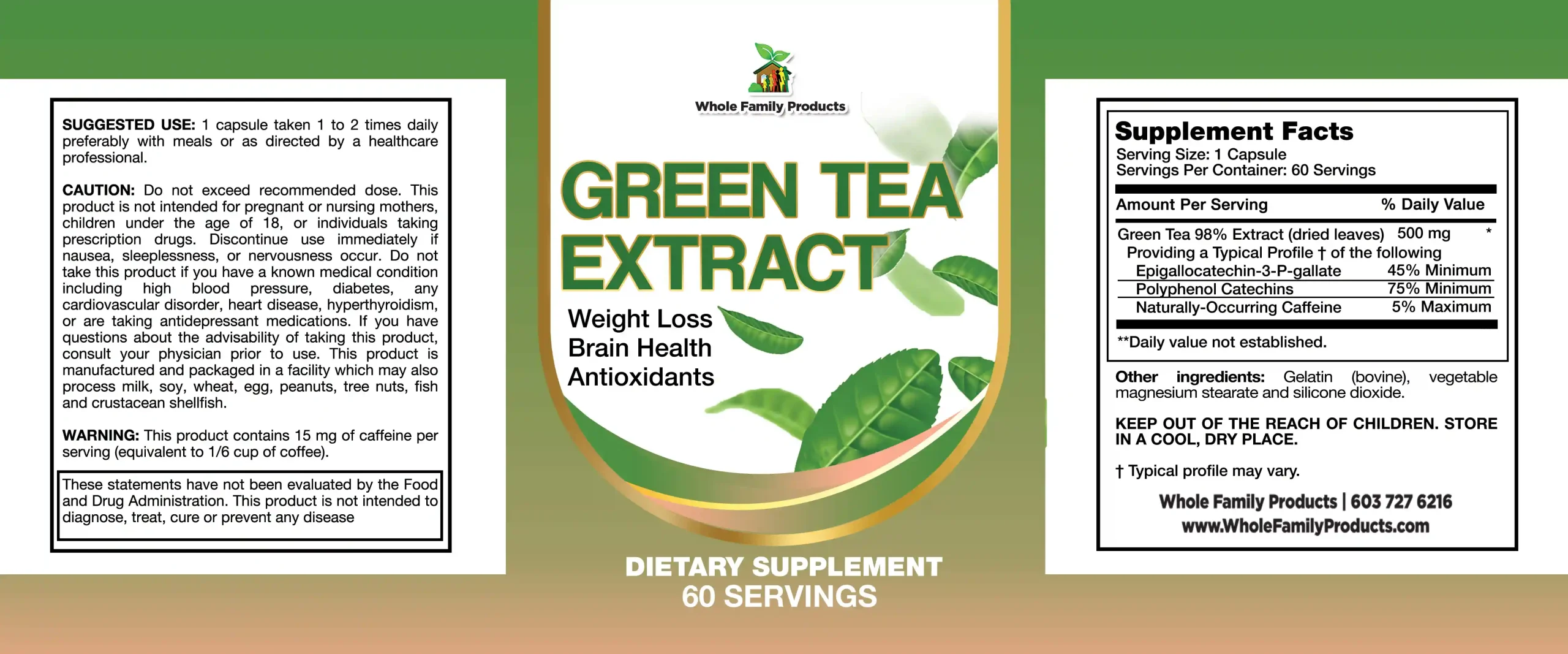 Green Tea Extract 2 Green Tea Extract supplement with EGCG antioxidants for metabolism support weight management and natural energy