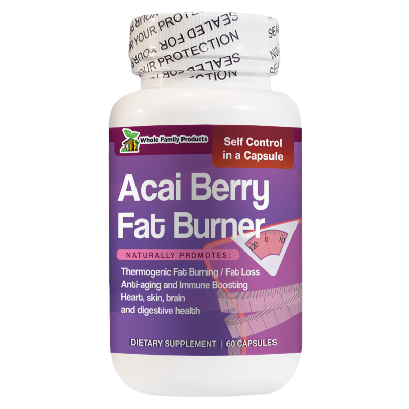 Acai Berry Fat Burner 60 Capsules Weight Loss and Diet Supplement