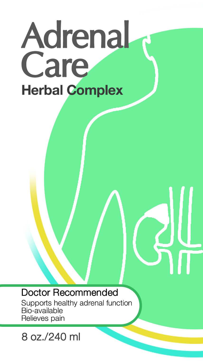 Adrenal Care Herbal Complex Front Label