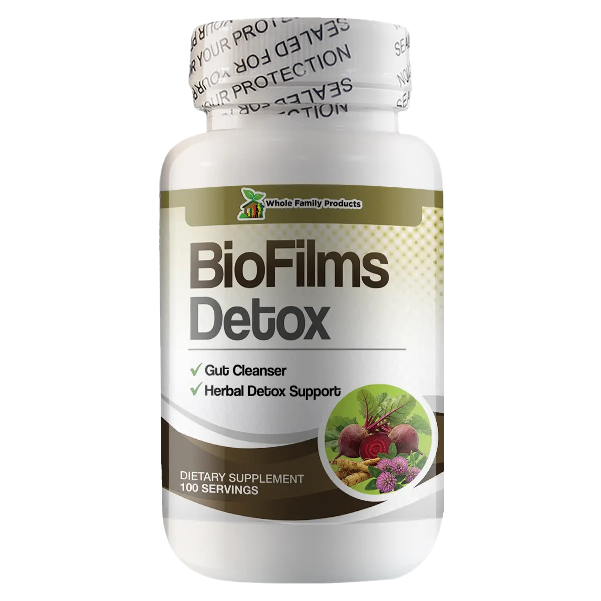 BioFilms Detox - Get Rid of Biofilm 1 BioFilms Detox a biofilm dissolving supplement with herbal ingredients for liver wellness and natural detox support.