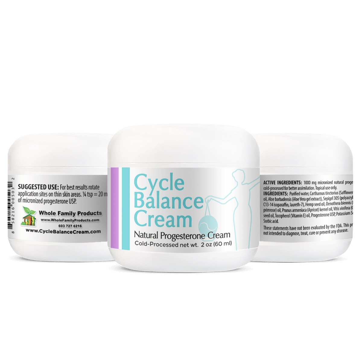 Cycle Balance Cream 2oz Jar Achieve Menopause Relief (1)