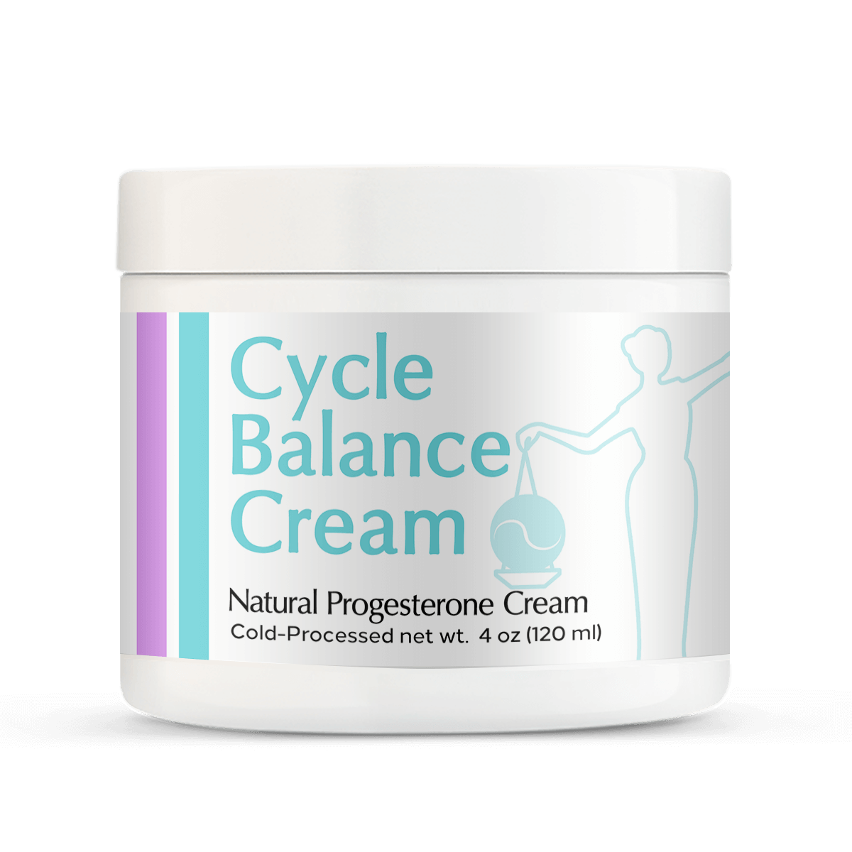 Cycle Balance Progesterone Cream 4oz Jar Helps Women Achieve An Improved Hormonal Health (1)