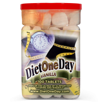 Diet One Day Wafers Vanilla Flavor 100 Tablets