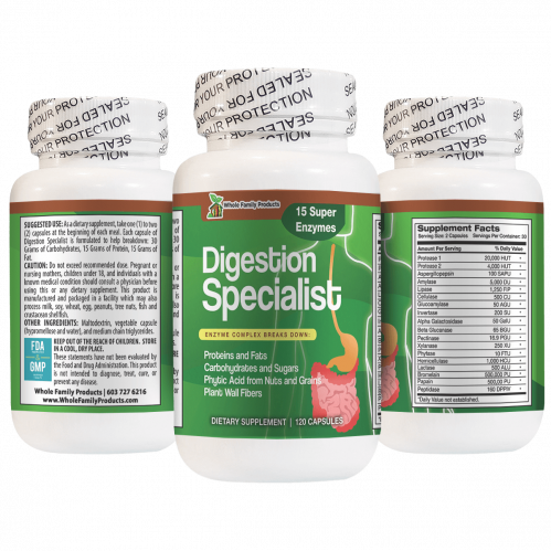 Digestion Specialist 120 Capsule Helps Ensure Proper Digestion