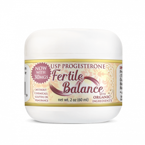 Fertile Balance Organic USP Progesterone Cream Help For Hormone Boost Fertility