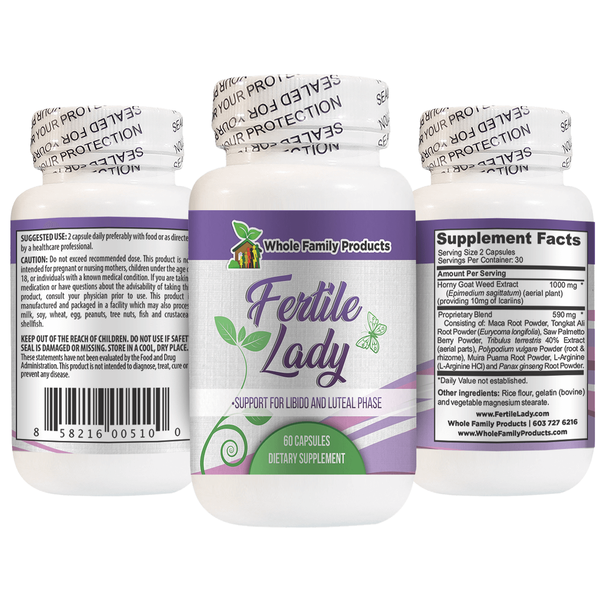 Fertile Lady Support for Libido and Luteal Phase