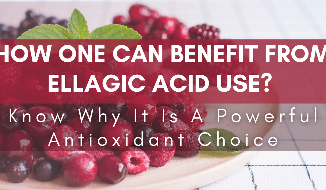 How One Can Benefit From Ellagic Acid Use? Know Why It Is A Powerful Antioxidant Choice