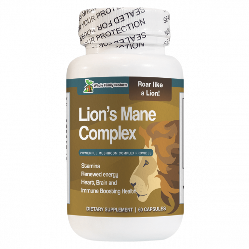 Lion's Mane Powerful Mushroom Complex for Immune Boosting Health