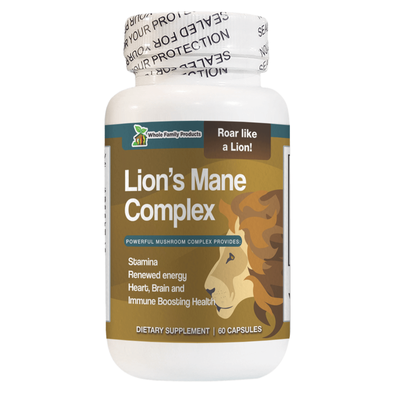 Lion's Mane Powerful Mushroom Complex for Immune Boosting Health