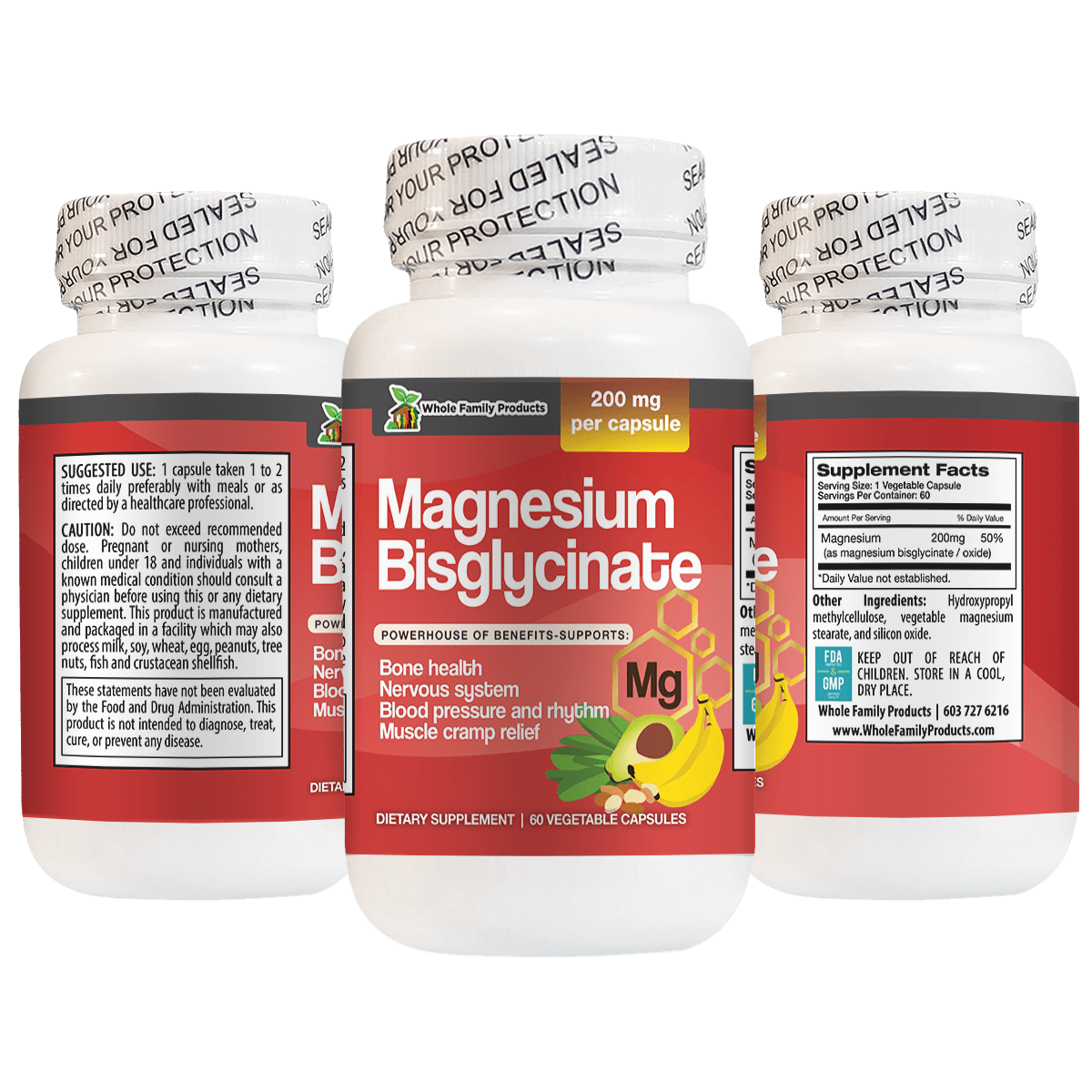 Magnesium Bisglycinate Supports Blood Pressure and Muscle Cramp Relief