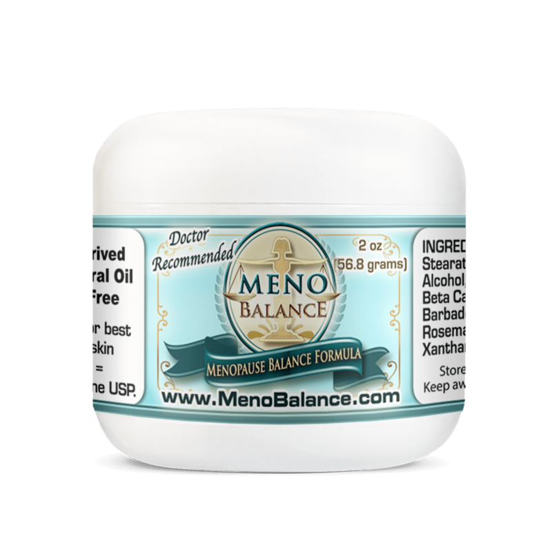 Menobalance Cream 2oz Jar Best Progesterone Cream for Menopause