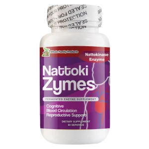 NattokiZymes 60ct - Best Nattokinase Enzyme Supplement for Blood Circulation