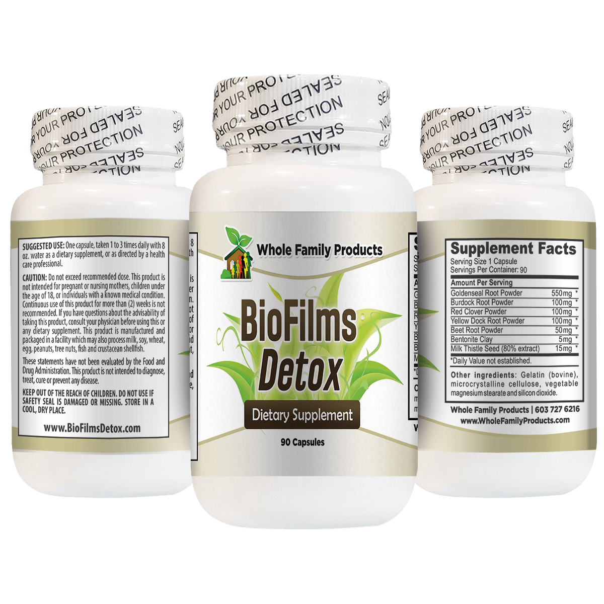 Natural Biofilms Buster Support Liver Cleansing and Detoxification