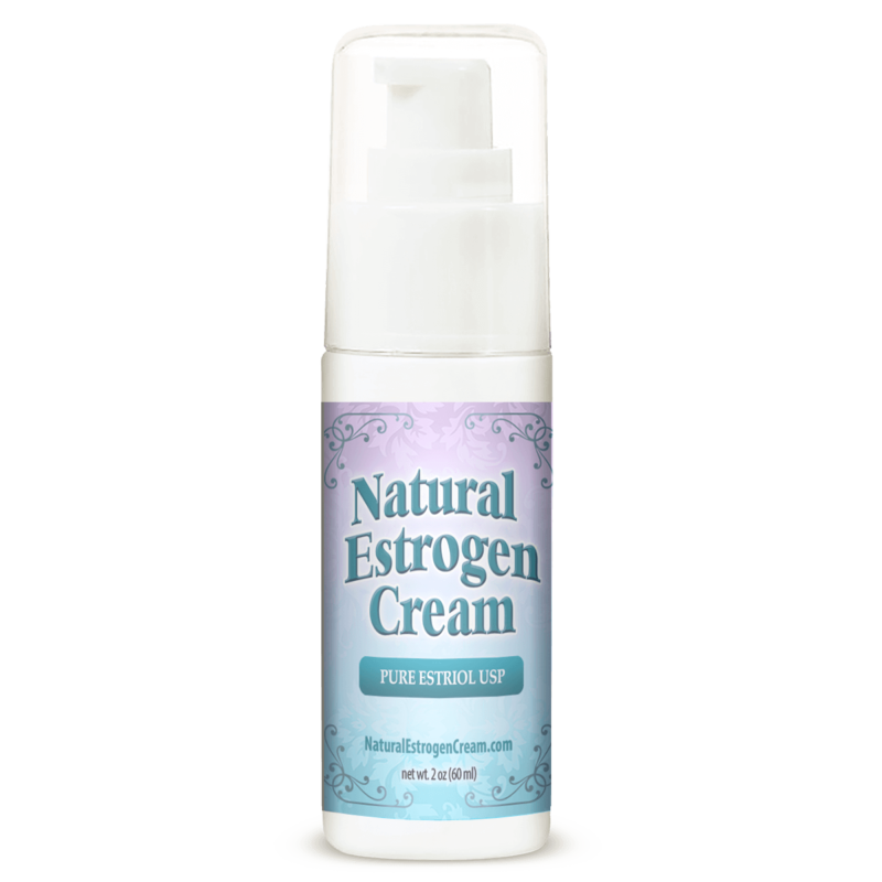 Natural Estrogen Cream 2oz Pump Helps Vaginal Dryness and Low Libido