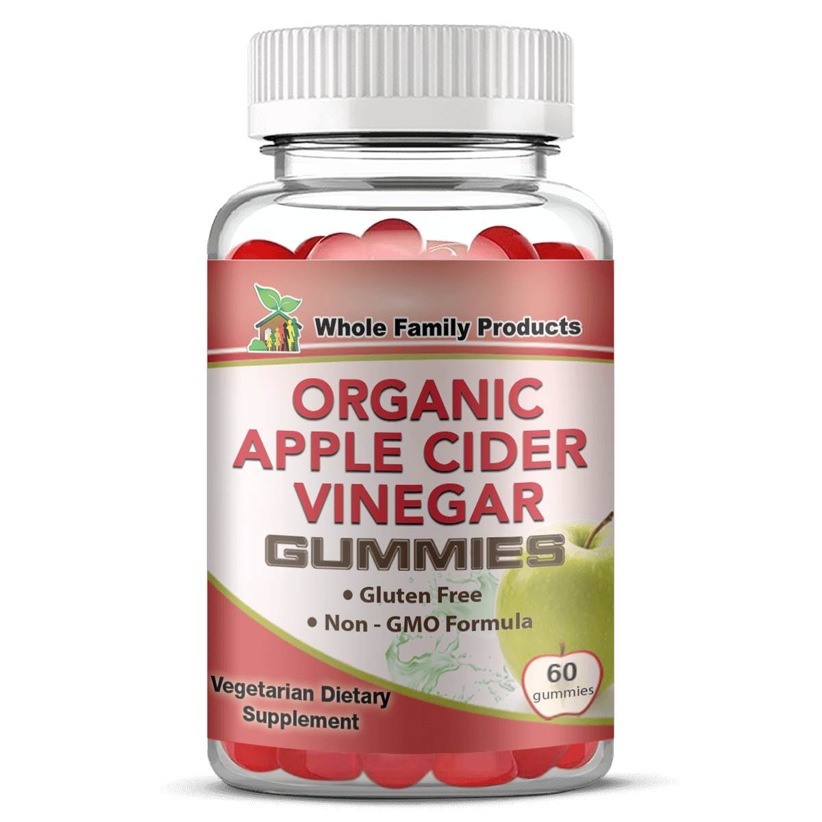 Organic Apple Cider Vinegar Gummies Gluten Free