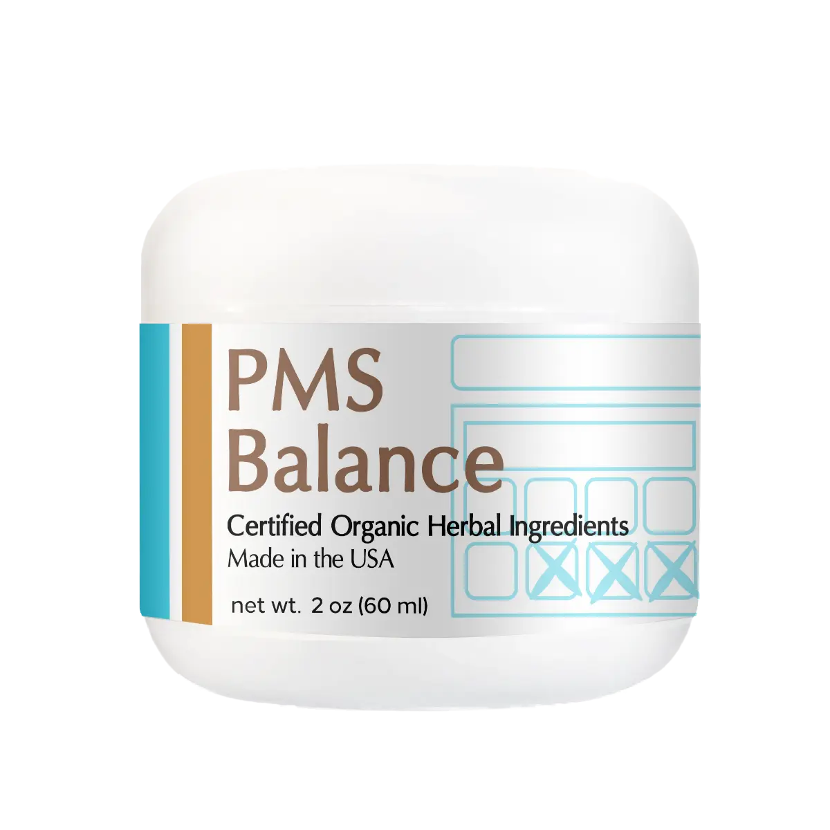 PMS Balance Progesterone Cream 1 PMS Balance Cream 2oz Jar - Best Progesterone Cream for PMS