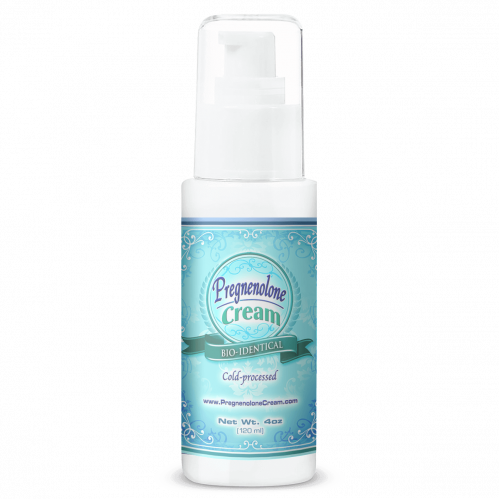 Pregnenolone Cream 4oz Pump Natural Anti-Inflammatory and Pain Relieving Hormone Cream