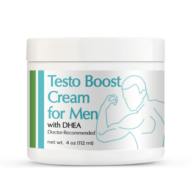Testo Boost Cream for Men Supports Healthy Testosterone Balance 4oz Jar