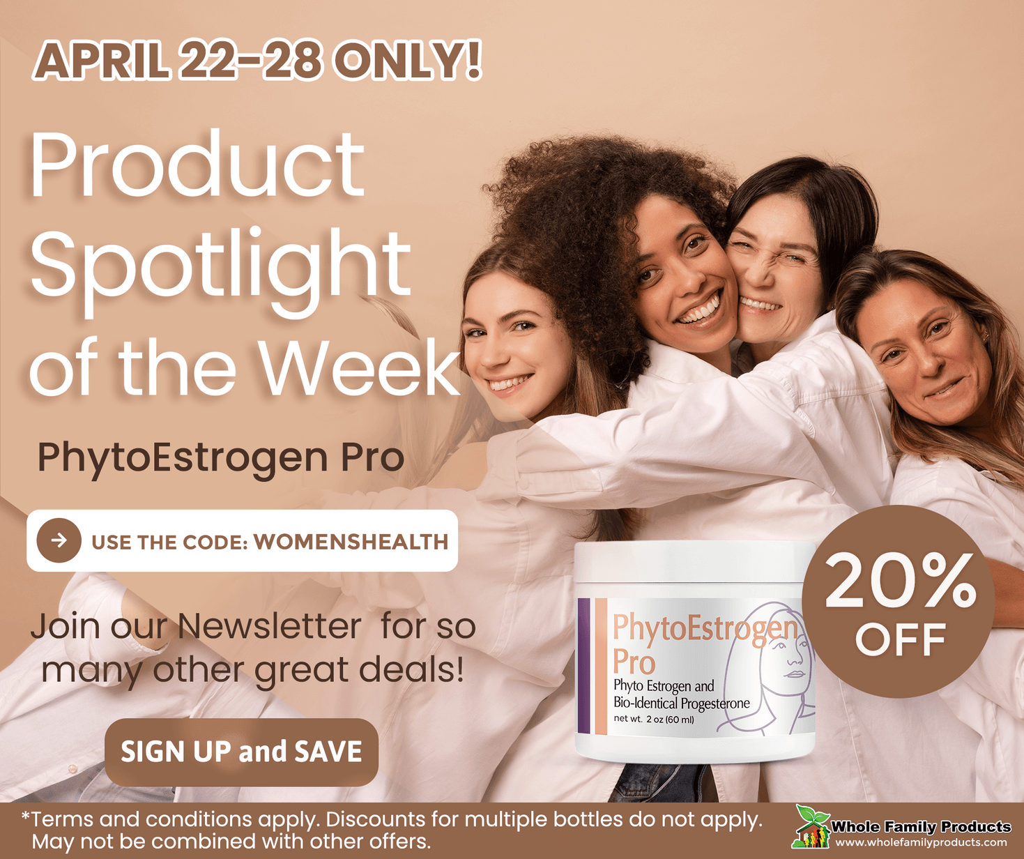 Women's Health Care Sale PhytoEstrogen Pro April 22-28